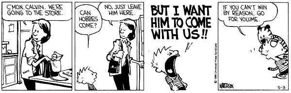 Calvin on getting what you want